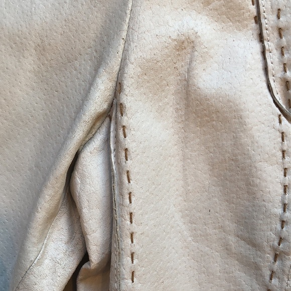 Coldwater Creek cream leather jacket - Host pickπποΈππ - Picture 5 of 8